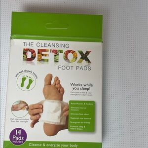 The Cleansing Detox Foot Pads - White & Green Packaging